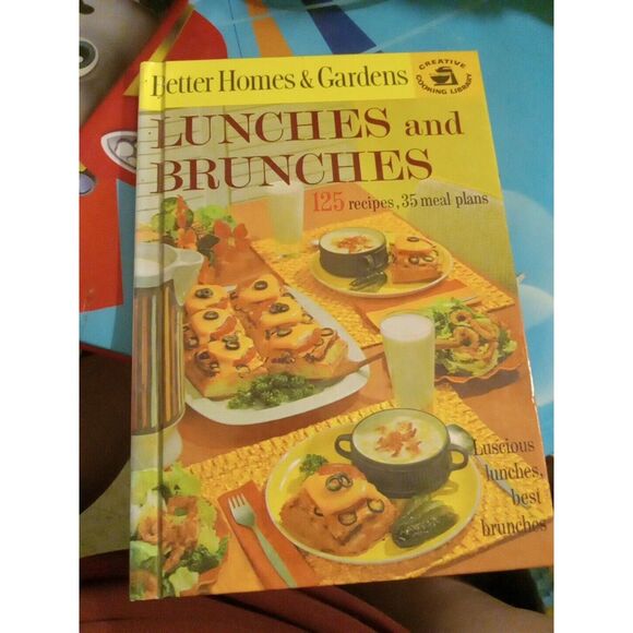 BETTER HOMES & GARDENS LUNCHES & BRUNCHES CREATIVE COOKING LIBRARY COOKBOOK 1963 - Picture 1 of 2